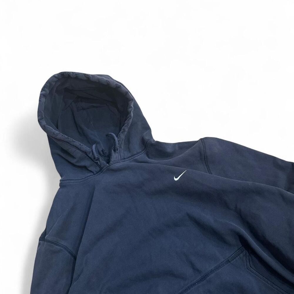 Nike Men's Navy and Black Hoodie